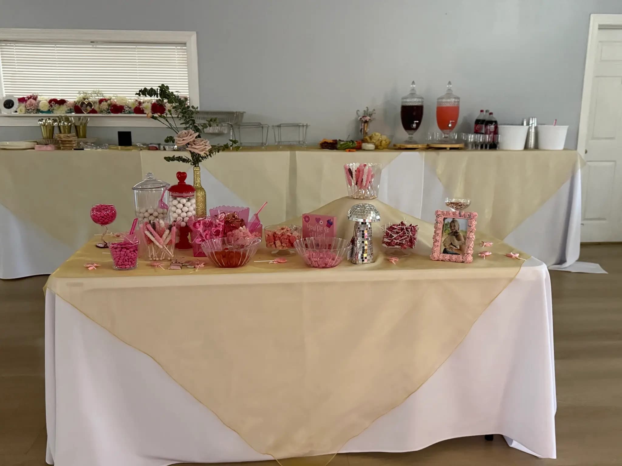 Festive decor for a birthday party