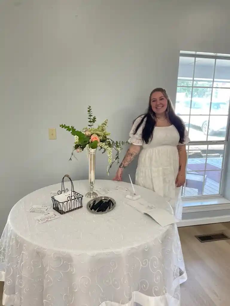 Charming details at a bridal shower